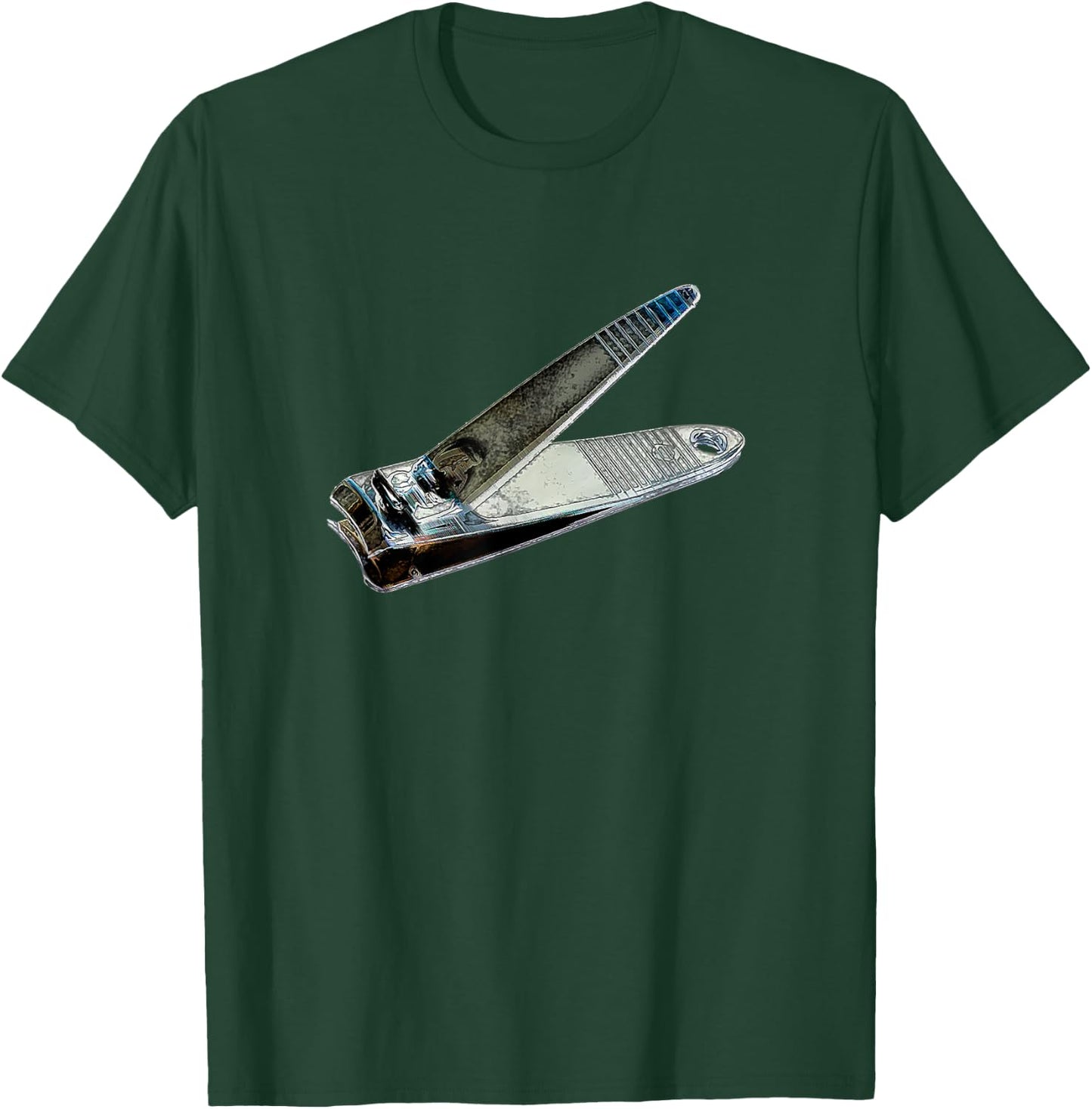 Artistic Pop Color Fingernail Clipper T-Shirt - T-Shirt | Forest