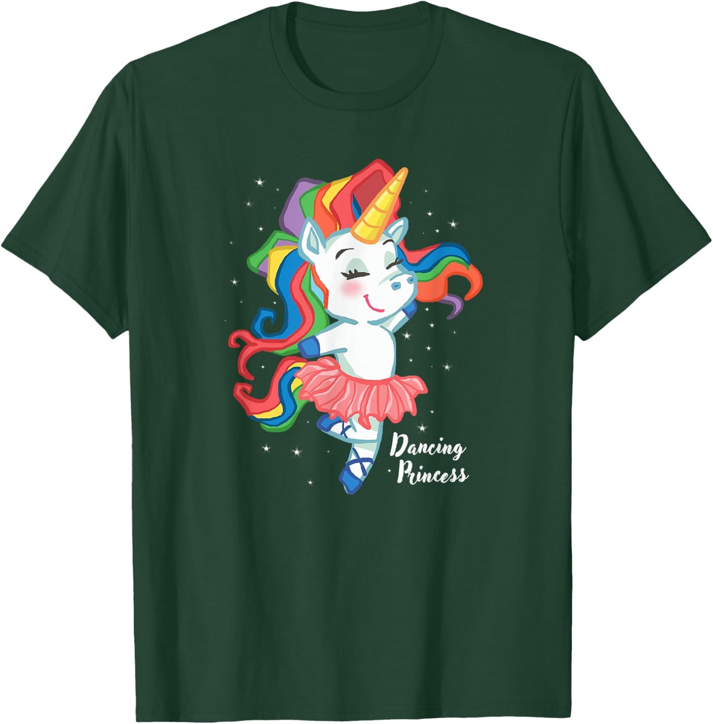 Girl Ballerina SHIRT Unicorn ballet dancing Kids Gift T-Shirt - T-Shirt | Forest