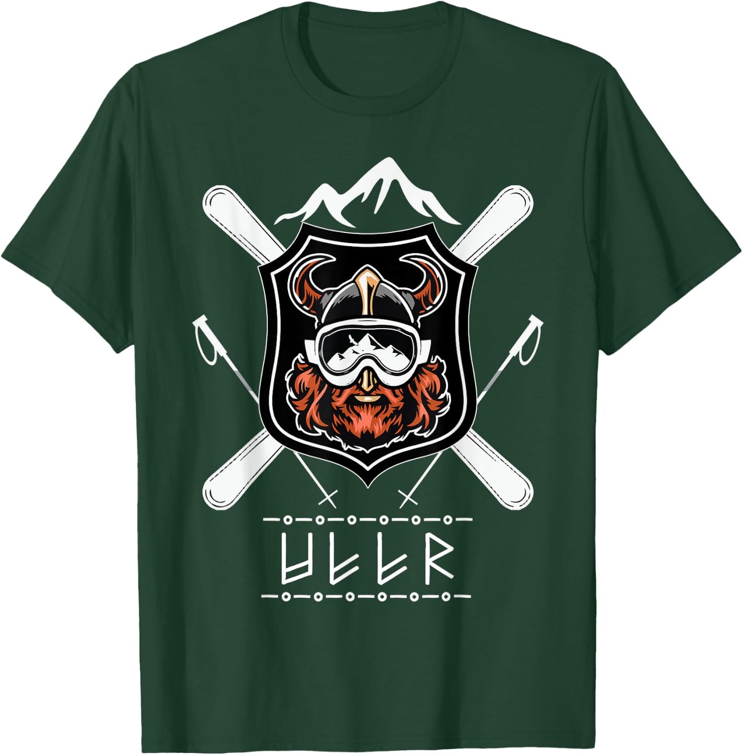 Ullr God Of Archery Shirt Norse Hunting Viking Ski T-Shirt - T-Shirt | Forest