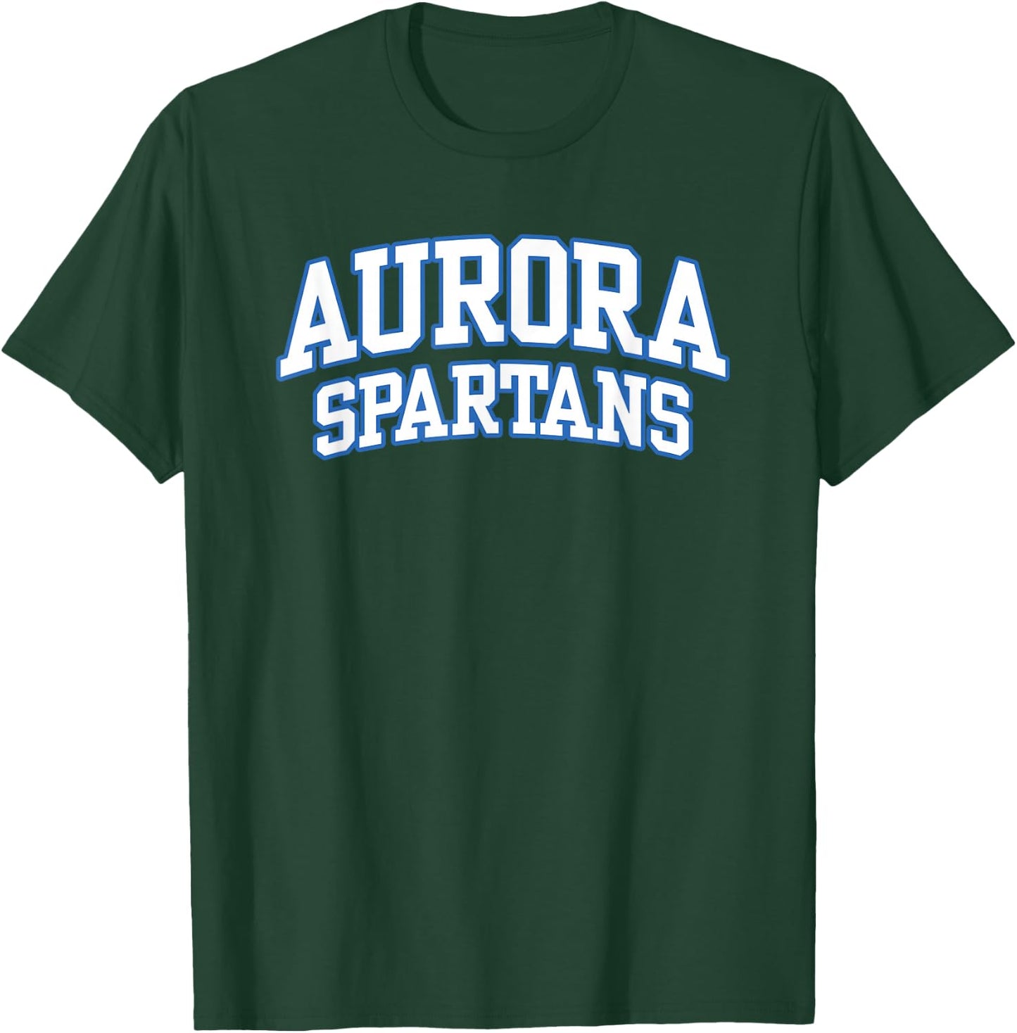 Aurora University Spartans Apparel Sports Fan T-Shirt - T-Shirt | Forest