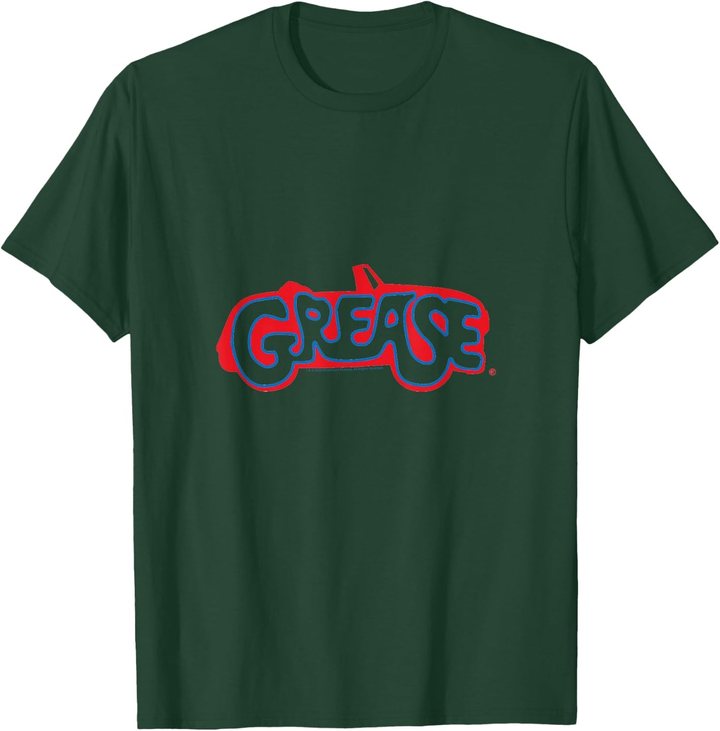 Grease Color Car Logo Retro Movie Musical T-Shirt - T-Shirt | Forest