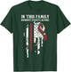 Nobody Alone- Throat Cancer Awareness Support Ribbon T-Shirt - T-Shirt | Forest