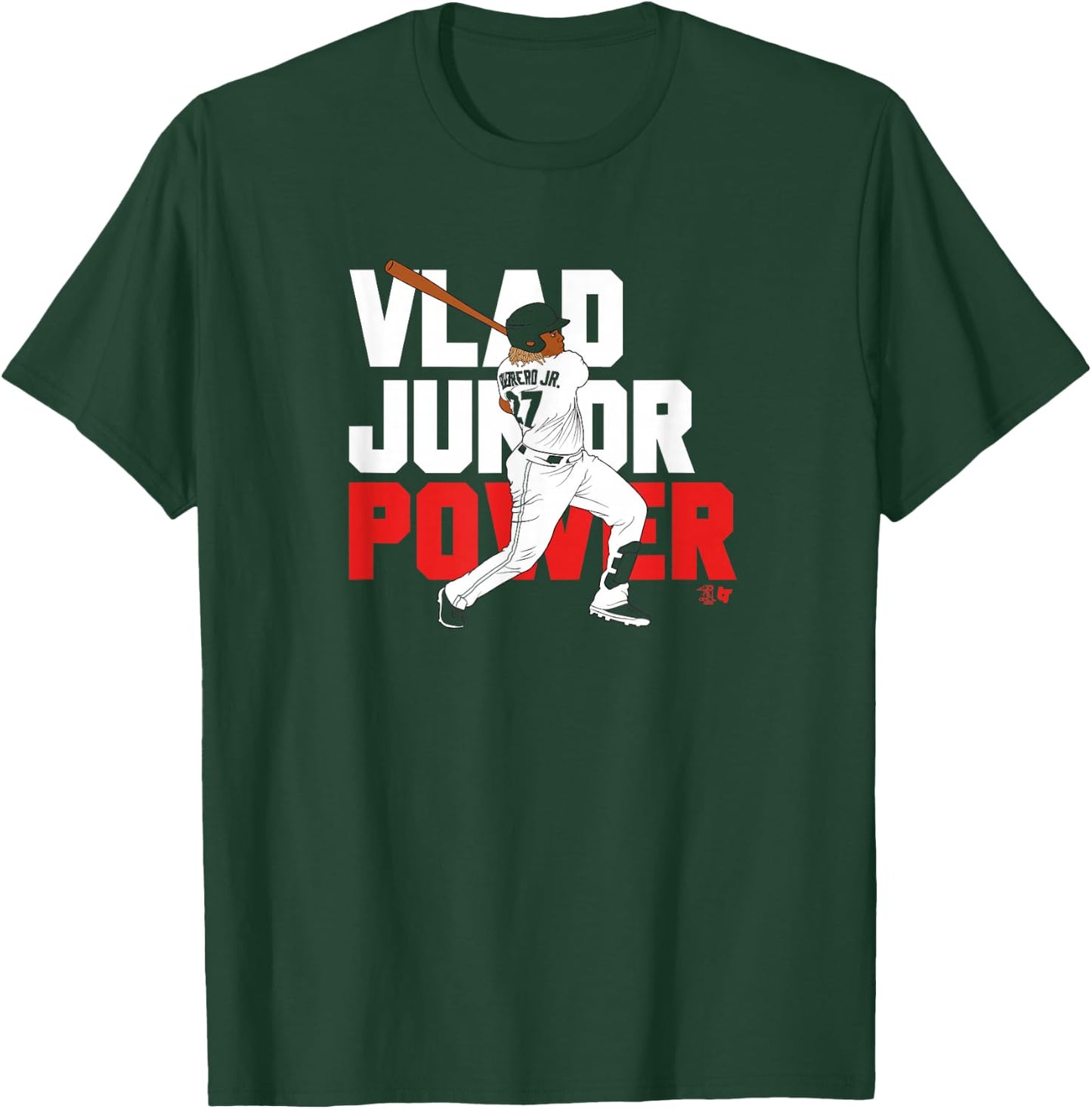 Officially Licensed Vladimir Guerrero Jr. - Vlad Junior T-Shirt - T-Shirt | Forest