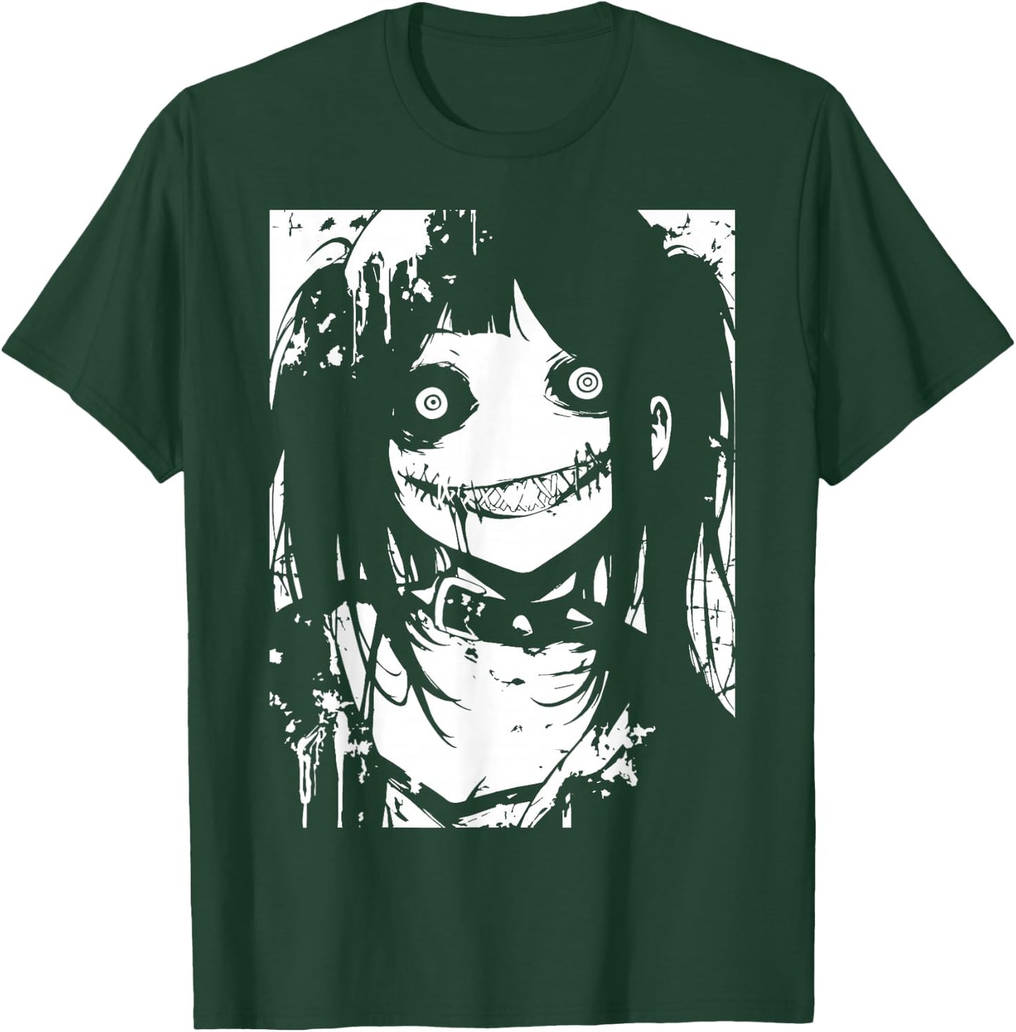Horror Anime Manga | Japan Japanese Creepy Kawaii Goth T-Shirt - T-Shirt | Forest
