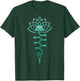 Lotus Flower, Unalome, Yoga, Meditation, Zen, Buddhism T-Shirt - T-Shirt | Forest