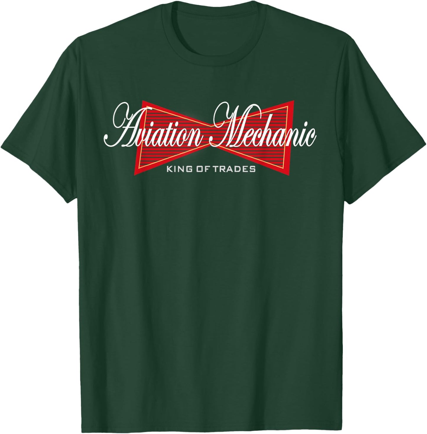 Aircraft Mechanic Aviation Airplane Mechanics T-Shirt - T-Shirt | Forest