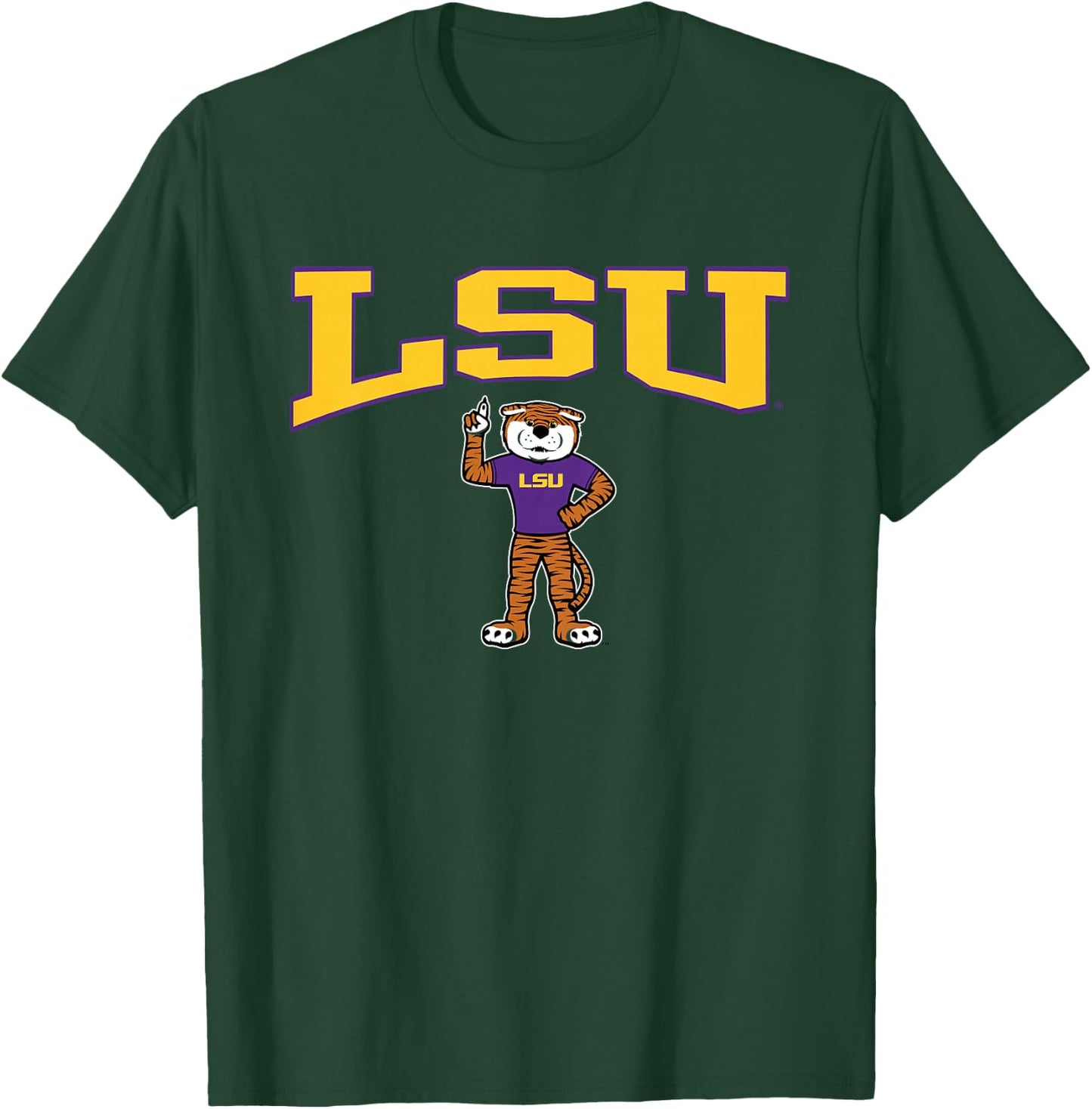 Kids LSU Tigers Kid's Mike Gray Officially Licensed T-Shirt - T-Shirt | Forest