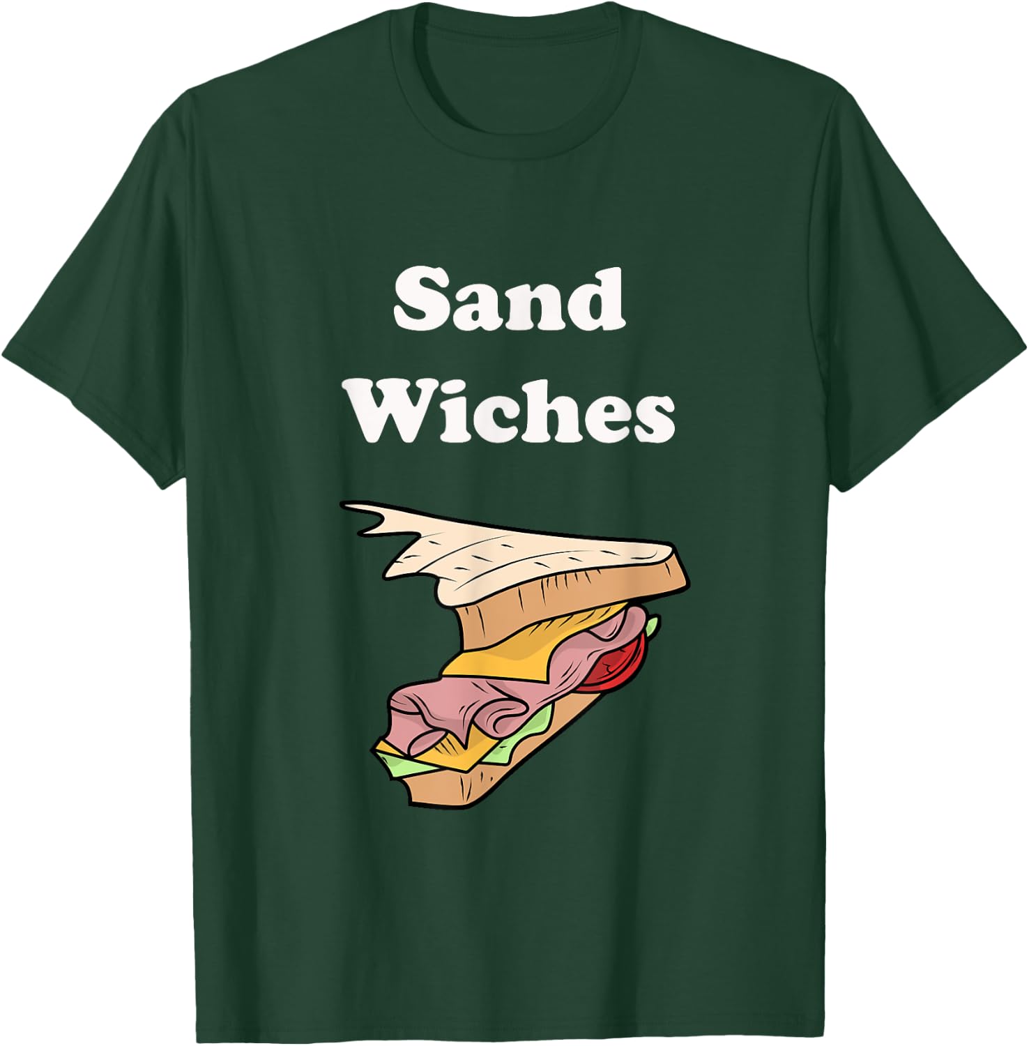 We Finish Each Other's Sandwiches Funny Food T-Shirt - T-Shirt | Forest