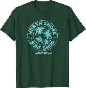 Retro North Shore Surf Haleiwa T-Shirt - T-Shirt | Forest
