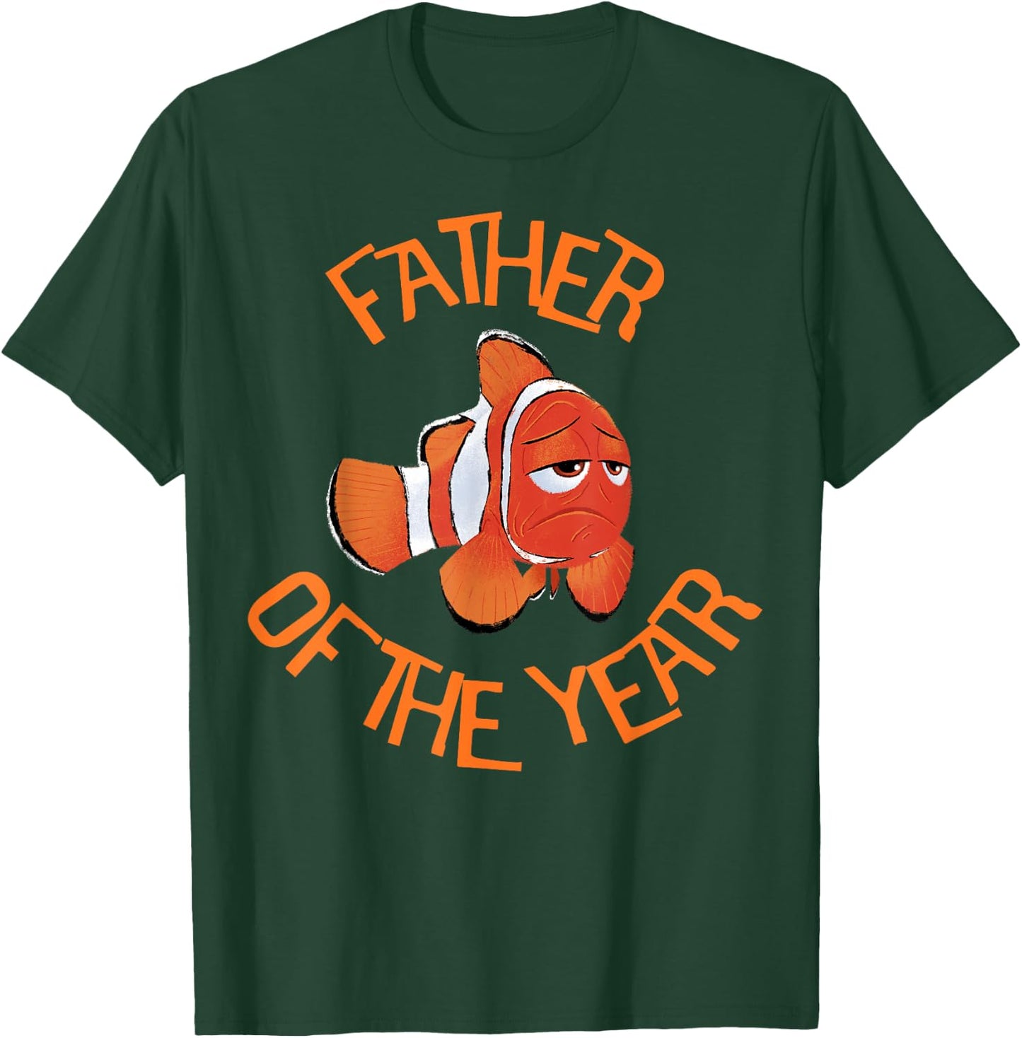 Disney Pixar Finding Dory Marlin Father Of The Year Logo T-Shirt - T-Shirt | Forest