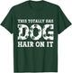Adults Dog Lovers Black Small Modern Letter Print Short Sleeve T-Shirt - T-Shirt | Forest