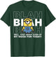 Despicable Me Minions Stuart Is Blah Today Graphic T-Shirt - T-Shirt | Forest