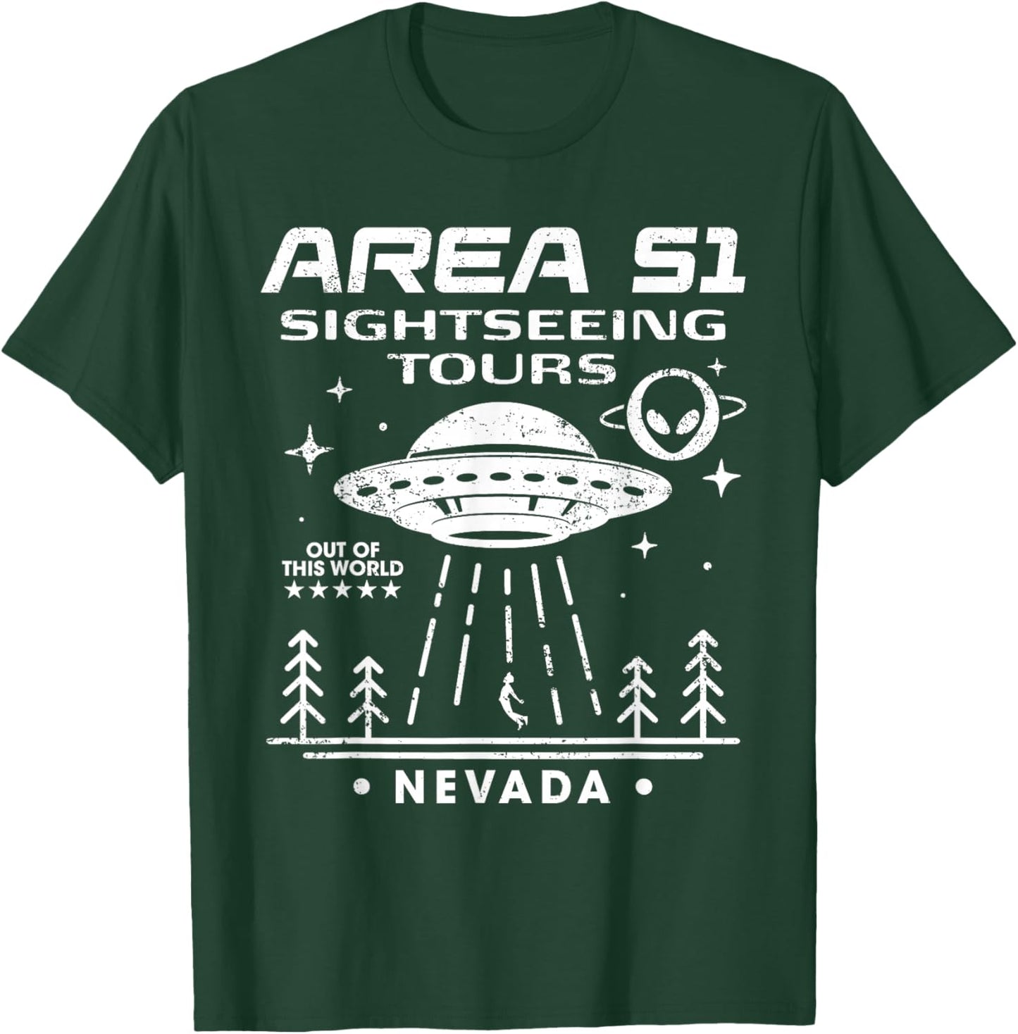 Area 51 Sightseeing Tours T-Shirt - T-Shirt | Forest