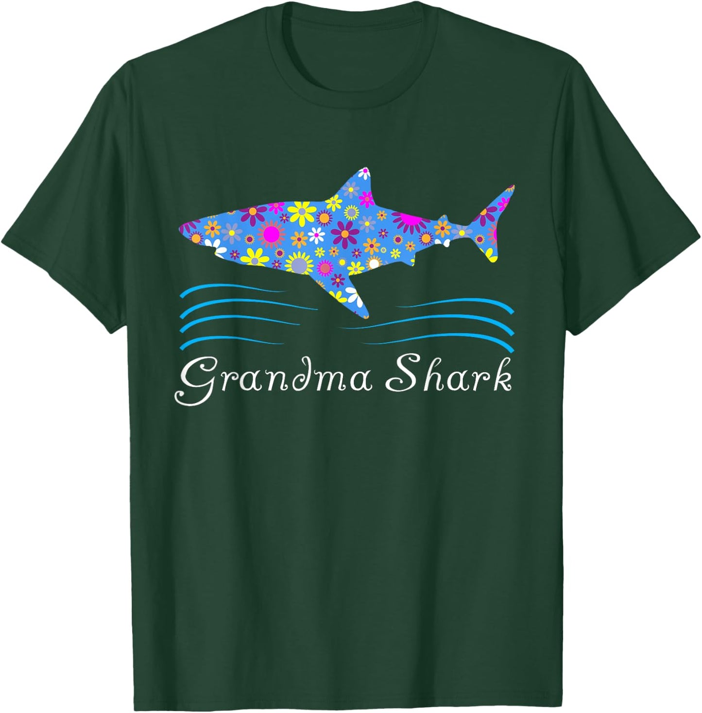 Grandma Shark Shirt - Cute Mother's Day Gift Grandmother T-Shirt - T-Shirt | Forest