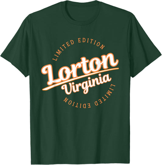 Retro Athletic Lorton VA Apparel T-Shirt - T-Shirt | Forest