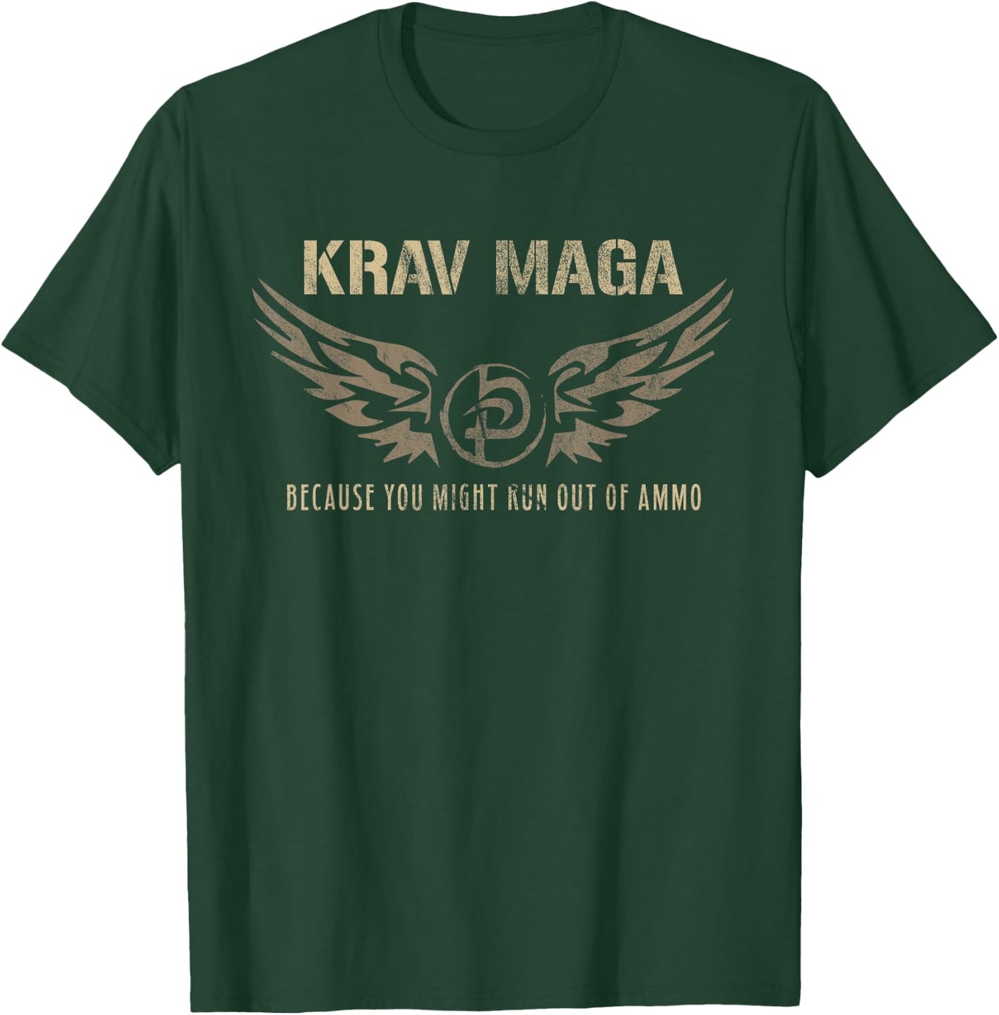 Krav MAGA Israeli Military Close Combat System T-Shirt - T-Shirt | Forest