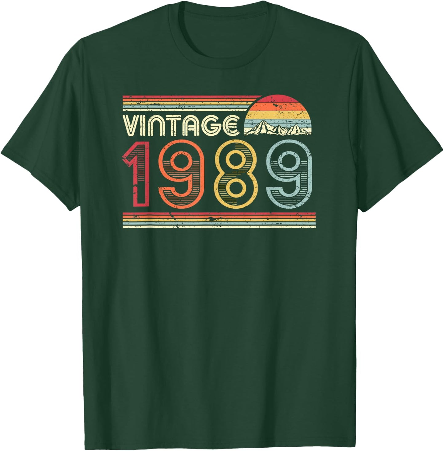 1989 Vintage Shirt, Birthday Gift . Retro Style T-Shirt - T-Shirt | Forest