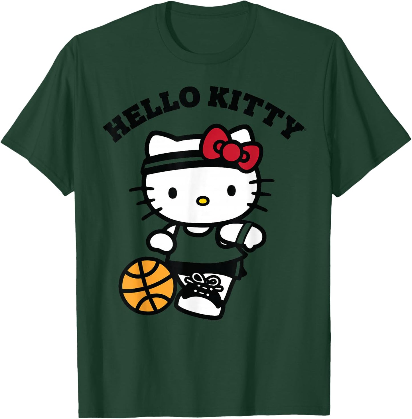 Hello Kitty Kids Basketball , Blue, Small T-Shirt - T-Shirt | Forest