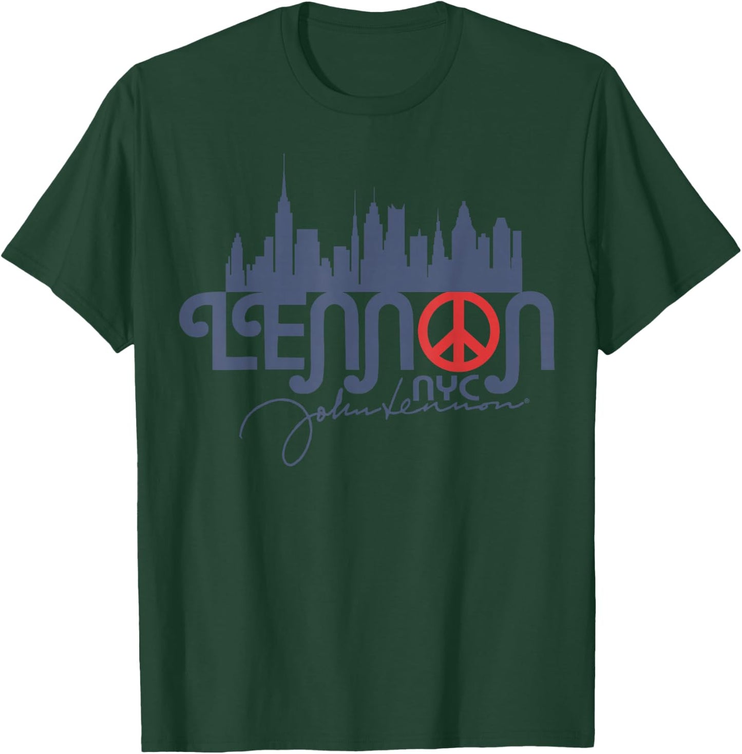 John Lennon - Peace, NYC T-Shirt - T-Shirt | Forest