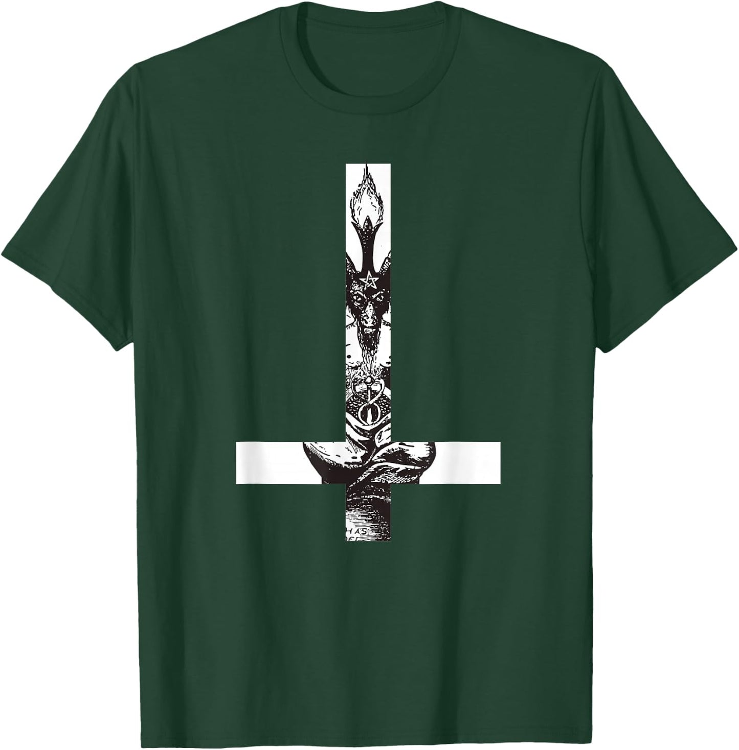 Baphomet Is My Spirit Animal Satan Black Cult Shirt T-Shirt - T-Shirt | Forest