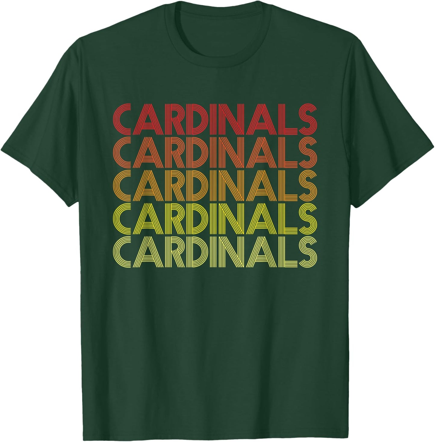 Retro Vintage Cardinals T-Shirt - T-Shirt | Forest