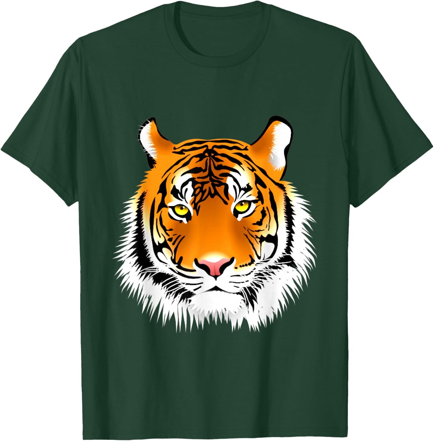 Tiger Head Design , Women, Boys & Girls T-Shirt - T-Shirt | Forest