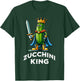 Zucchini King Funny Quote Zucchini Lover Vegan Vegetable T-Shirt - T-Shirt | Forest