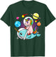 Unicorn Narwhal Space Astronaut Science Funny Humor T-Shirt - T-Shirt | Forest