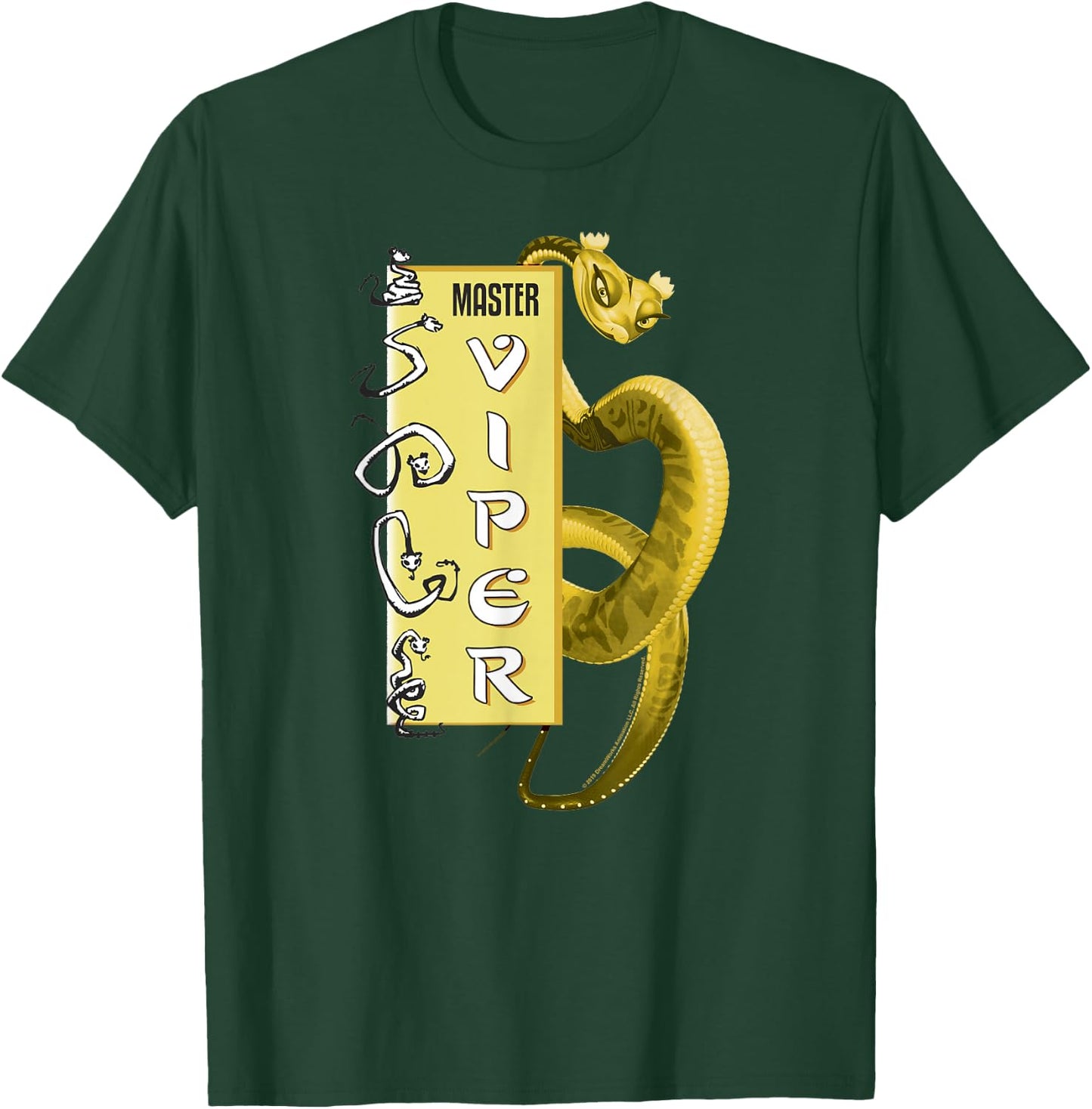 Kung Fu Panda Master Viper Action Pose Banner T-Shirt - T-Shirt | Forest