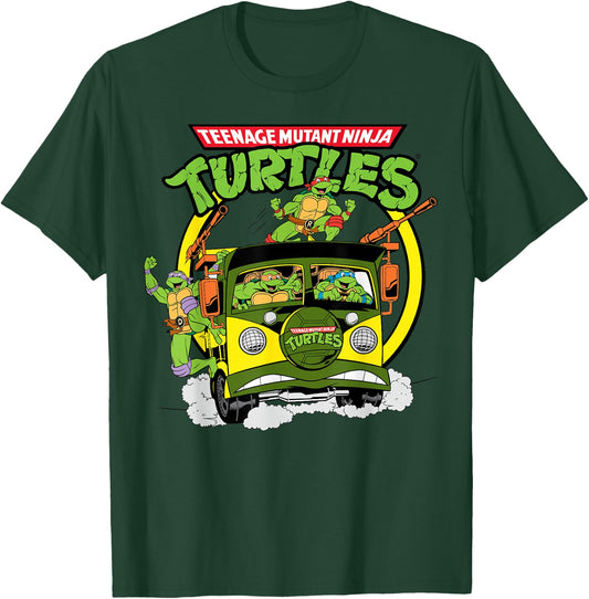 Teenage Mutant Ninja Turtles Truck Speeding T-Shirt - T-Shirt | Forest