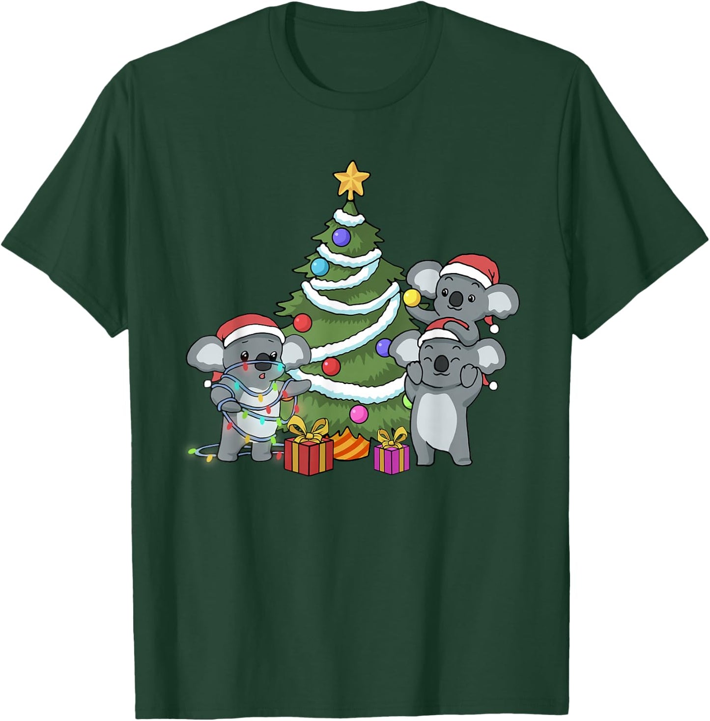 Koala Christmas T-Shirt - T-Shirt | Forest