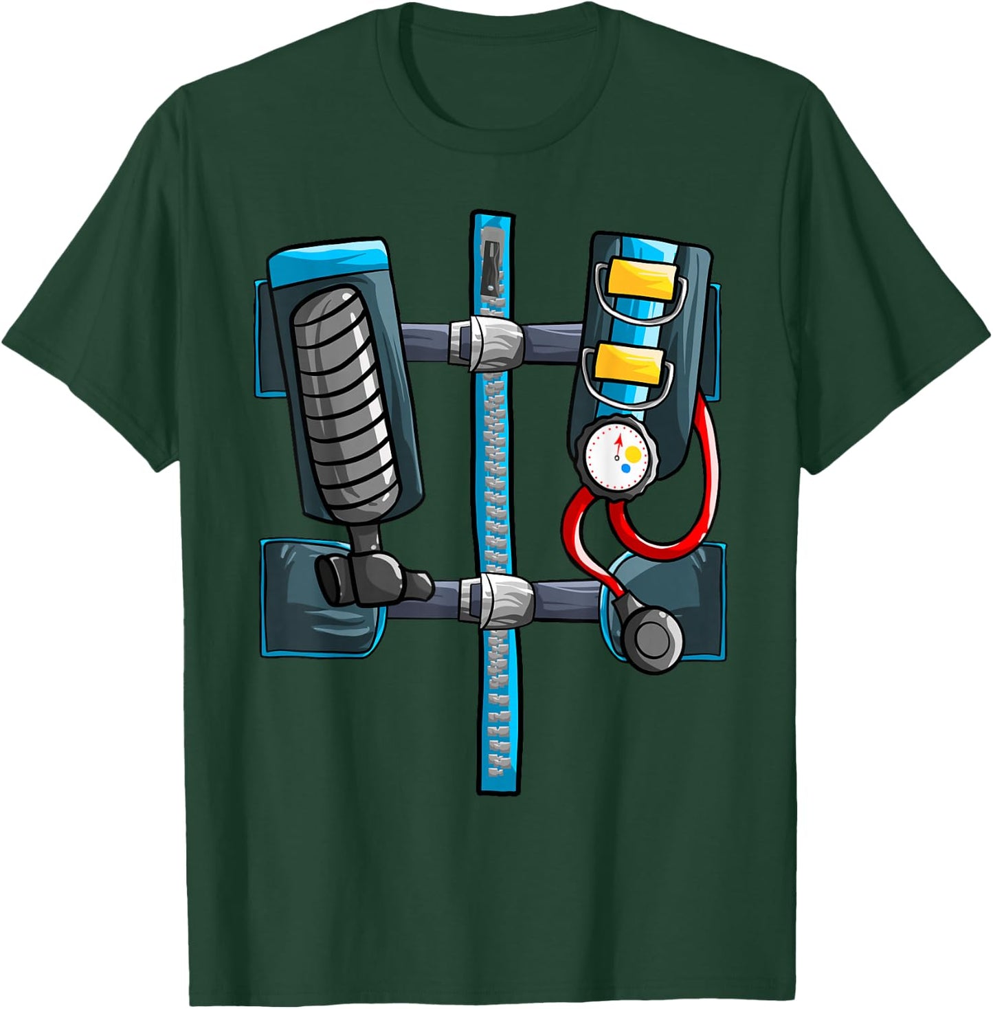 Cool Scuba Diver | Funny Lazy DIY Halloween Costume Gift T-Shirt - T-Shirt | Forest