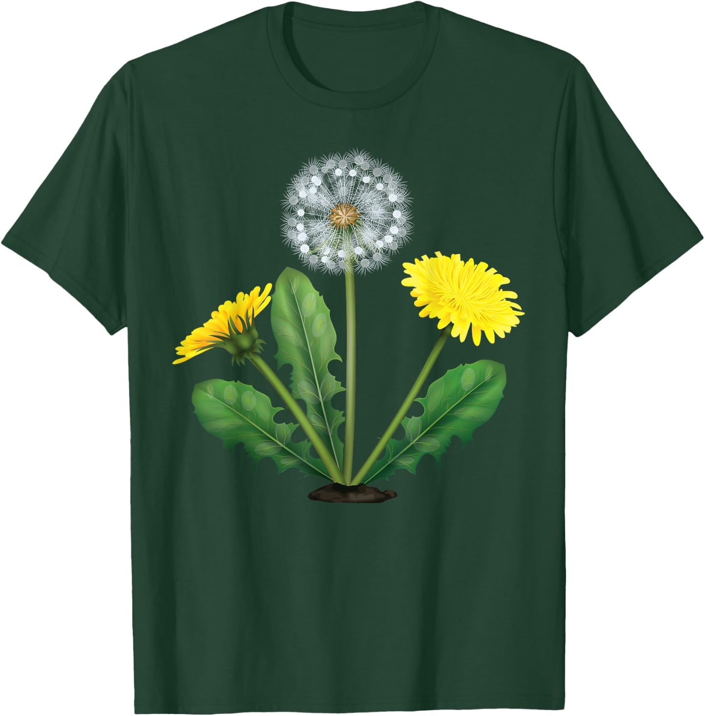 Dandelion Summer Flower Shirt Love Plants Gardening Men Women Kids T-Shirt - T-Shirt | Forest