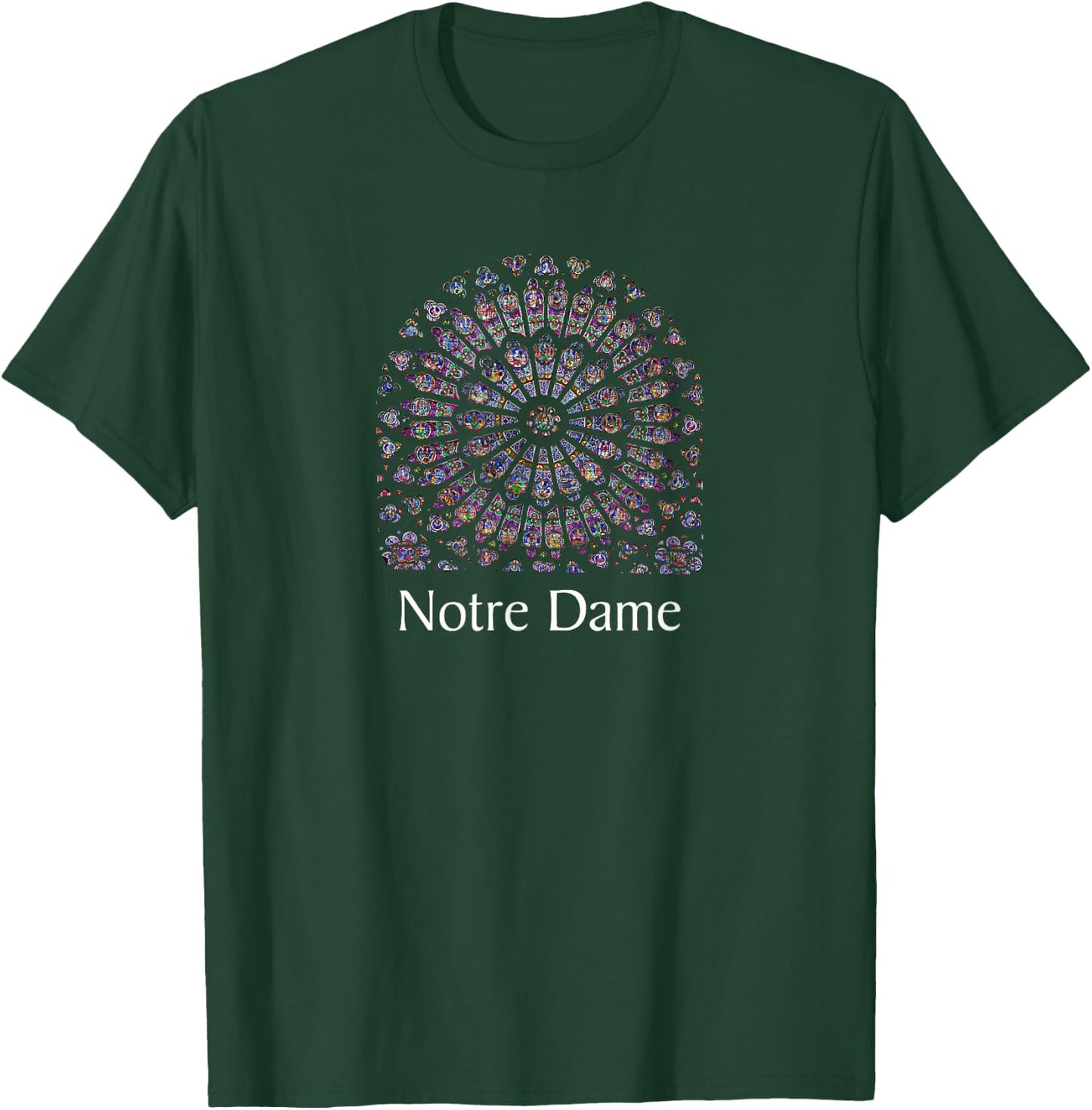 Notre Dame Rose Window T-Shirt - T-Shirt | Forest