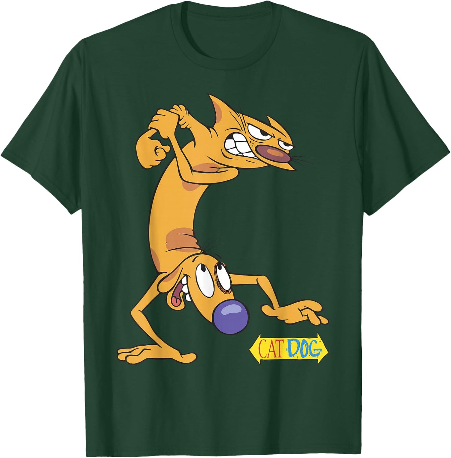 CatDog Tough Guys T-Shirt - T-Shirt | Forest