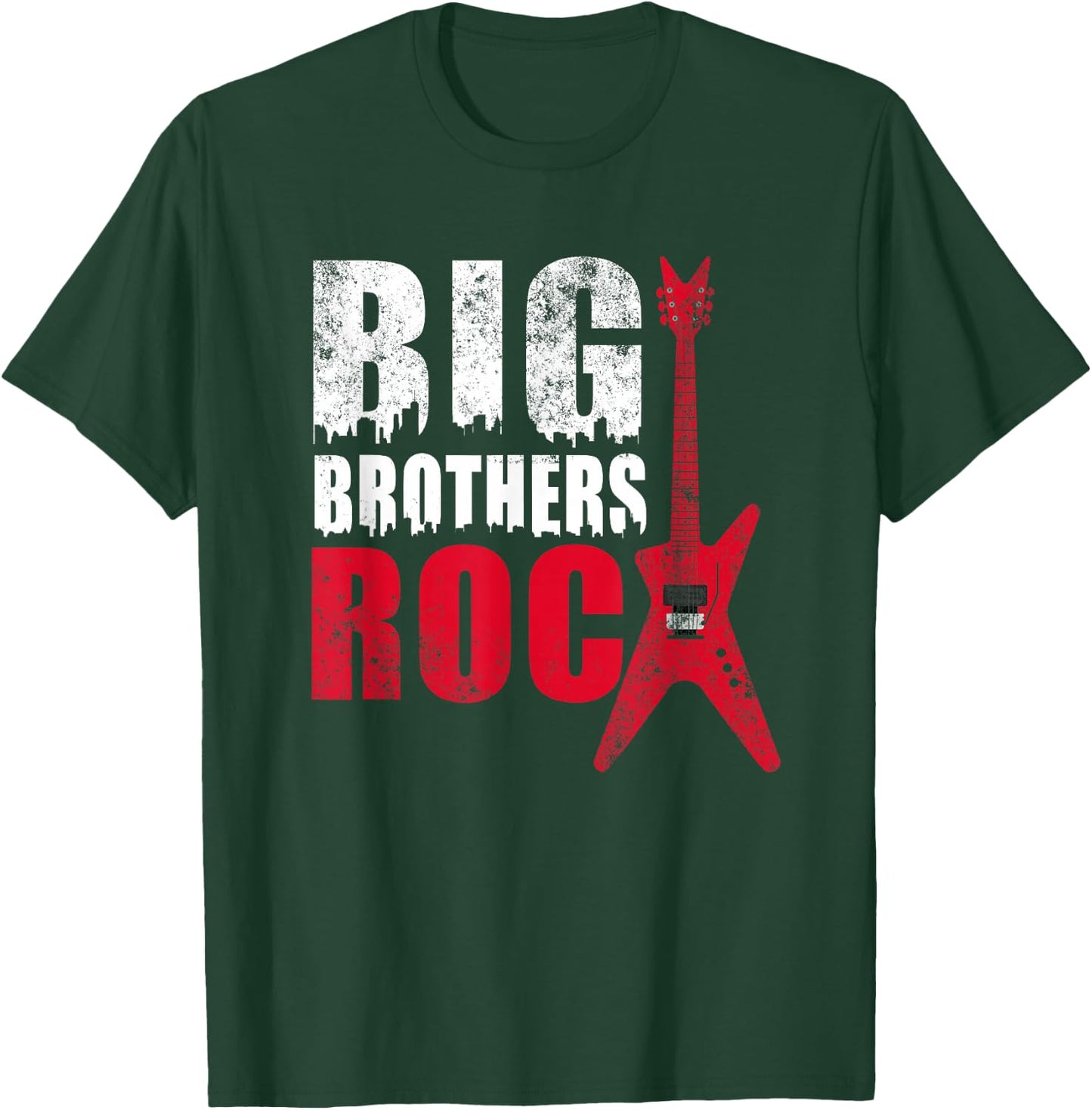 Big Brothers Rock Shirt - Toddler & Adult Big Brother Gift T-Shirt - T-Shirt | Forest