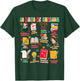 Christmas Xmas English Teacher Teaching 12 Days Of English T-Shirt - T-Shirt | Forest