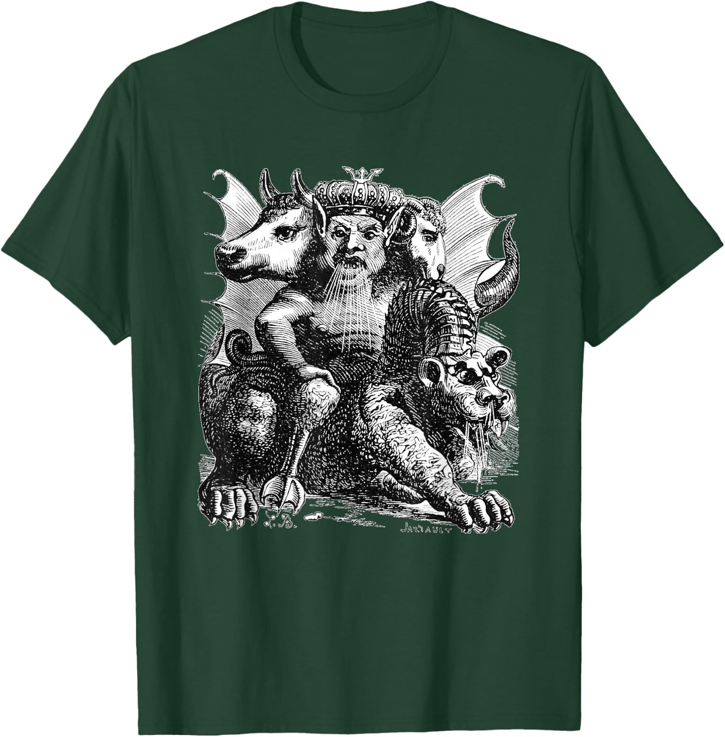 Asmodeus: Goetic Demon King T-Shirt - T-Shirt | Forest