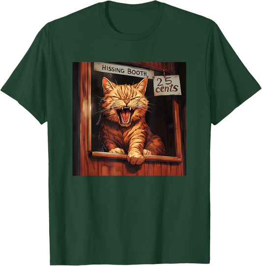 Hissing Booth Cat T-Shirt - T-Shirt | Forest