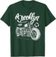 Brooklyn Motorcycle - Vintage New York Biker Shirt T-Shirt - T-Shirt | Forest