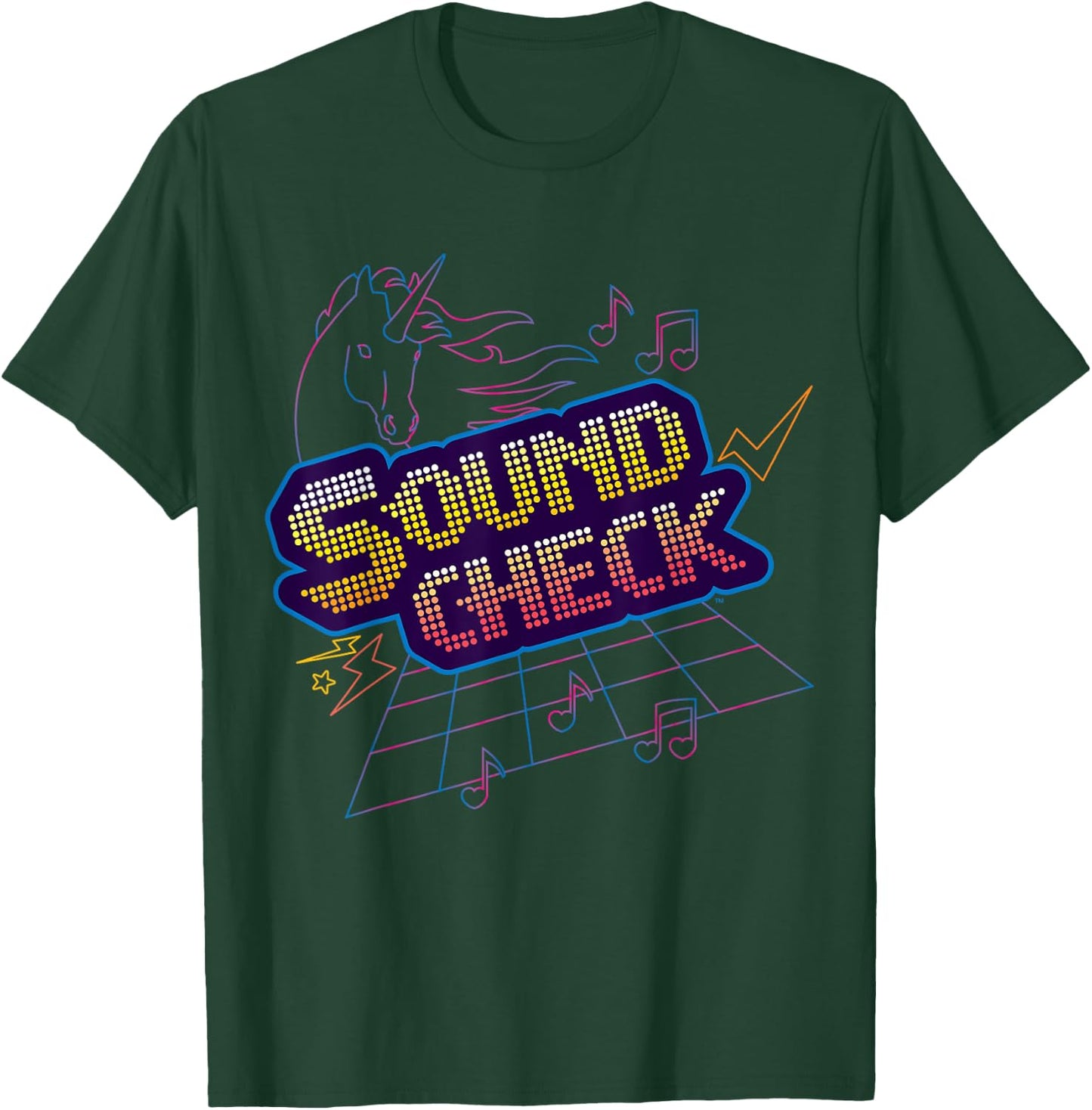 Odd Squad Soundcheck Band Unicorn Dance Floor Shirt T-Shirt - T-Shirt | Forest