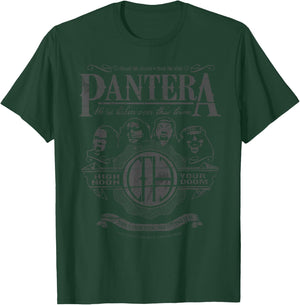 Pantera Official High Noon - Men's Adults Black Classic Fit Short Sleeve - Small T-Shirt - T-Shirt | Forest