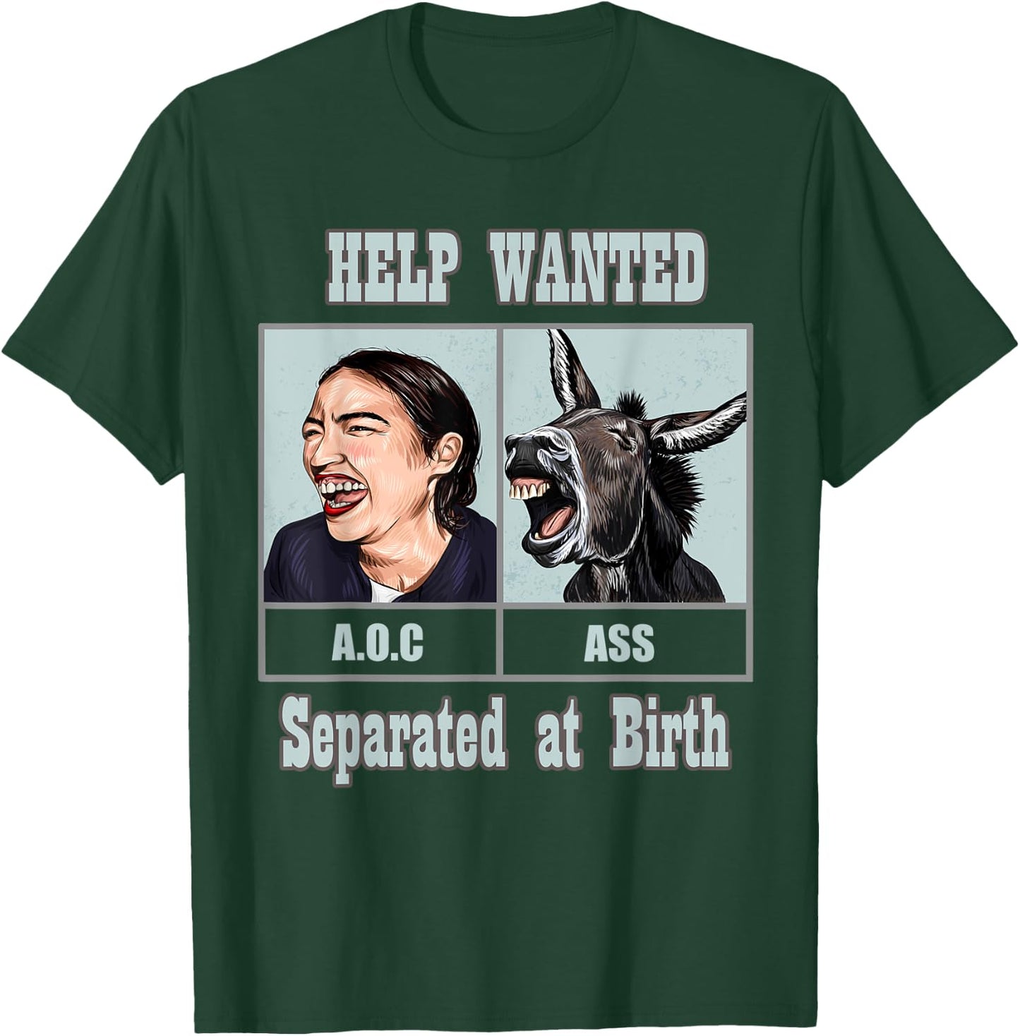 Funny No Snowflake Zone AOC donkey Republican Shirt T-Shirt - T-Shirt | Forest