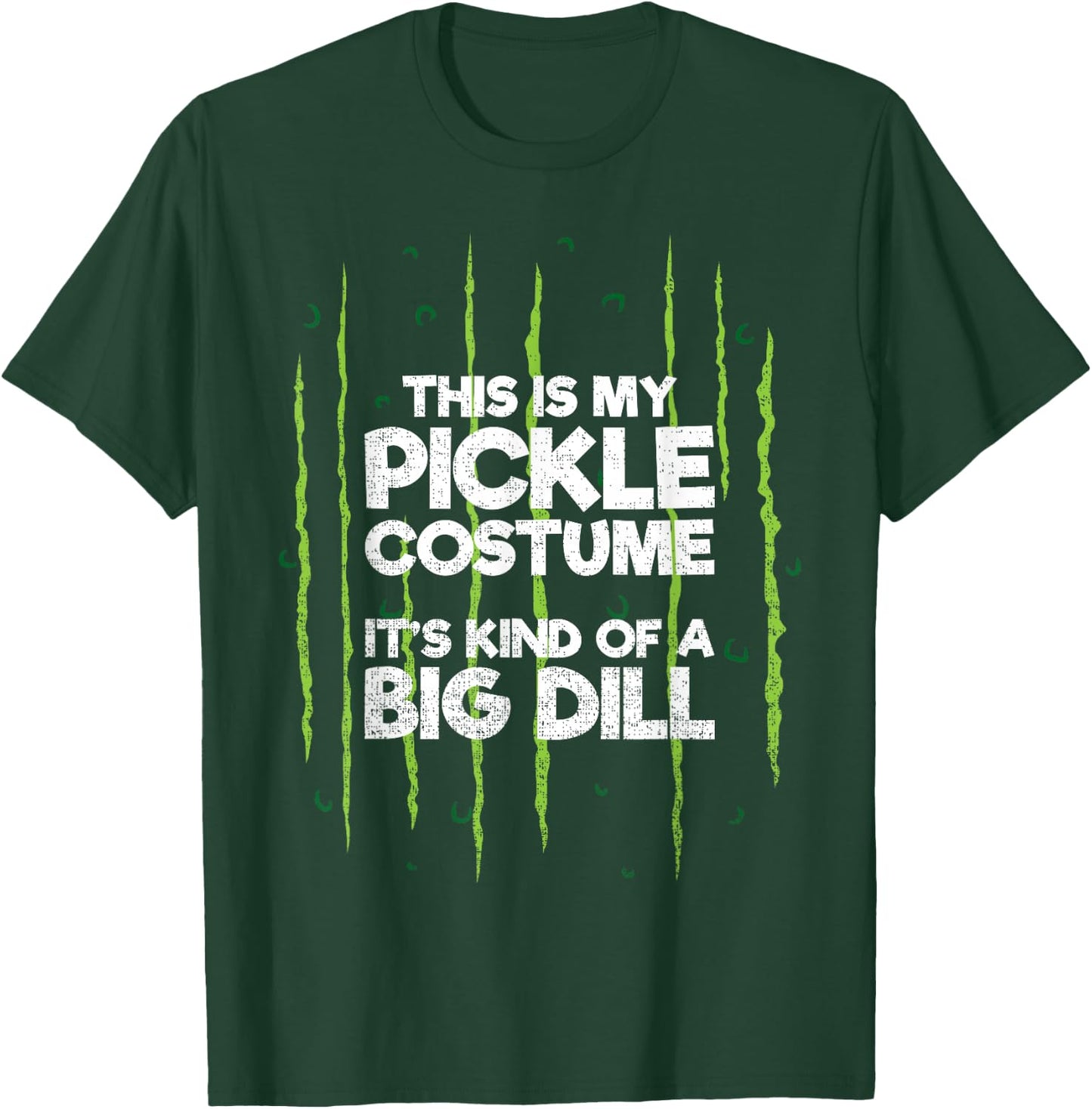This Is My Pickle Costume Dill Halloween Food Lazy Costume T-Shirt - T-Shirt | Forest