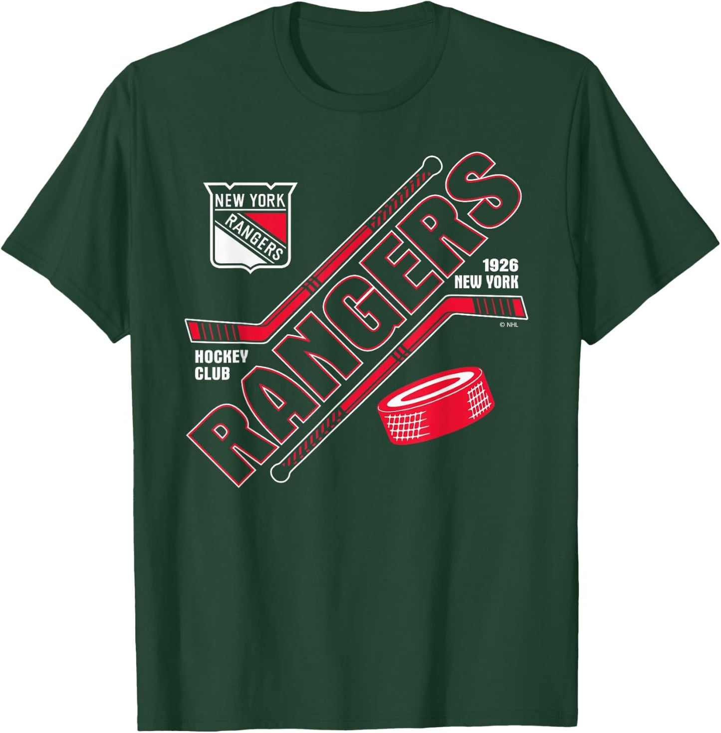 New York Rangers Force Blue Officially Licensed T-Shirt - T-Shirt | Forest