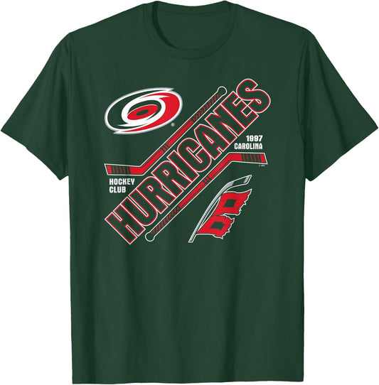 Carolina Hurricanes Force Black Officially Licensed T-Shirt - T-Shirt | Forest