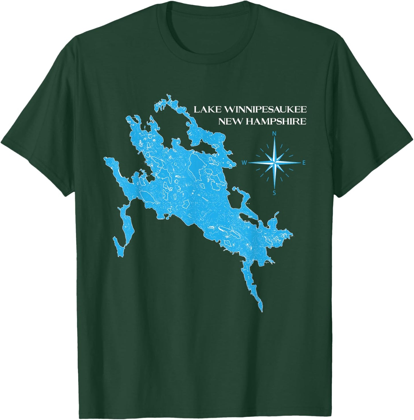 Lake Winnipesaukee New Hampshire T-Shirt - T-Shirt | Forest