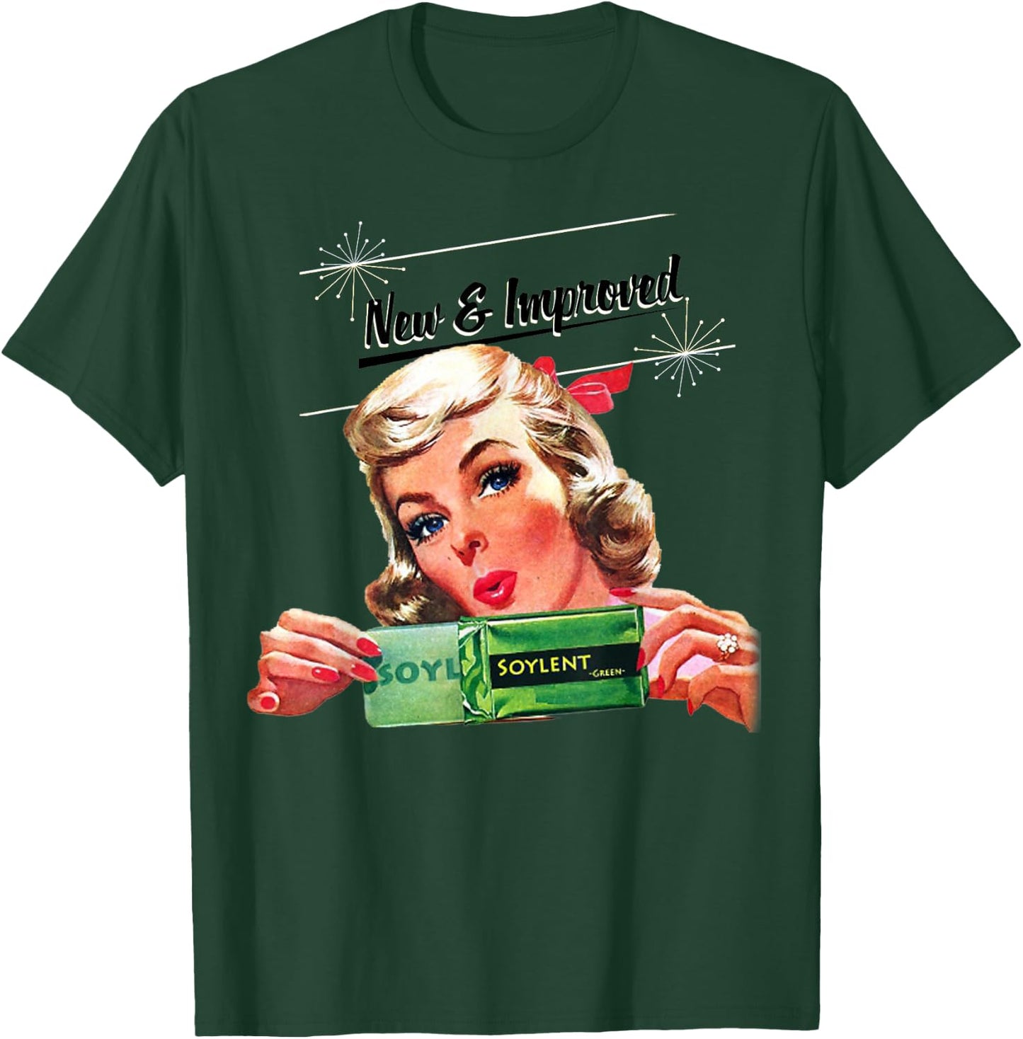 New & Improved Soylent Green is People T-Shirt - T-Shirt | Forest