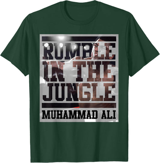 Muhammad Ali - Rumble in the Jungle T-Shirt - T-Shirt | Forest