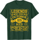 45th Birthday Legends Were Born In October 1979 T-Shirt - T-Shirt | Forest